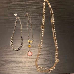 Bundle of 3 necklaces